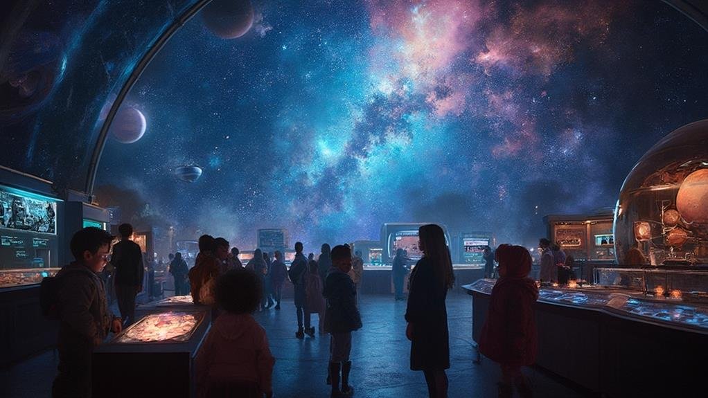 bezoeken naar het planetarium
