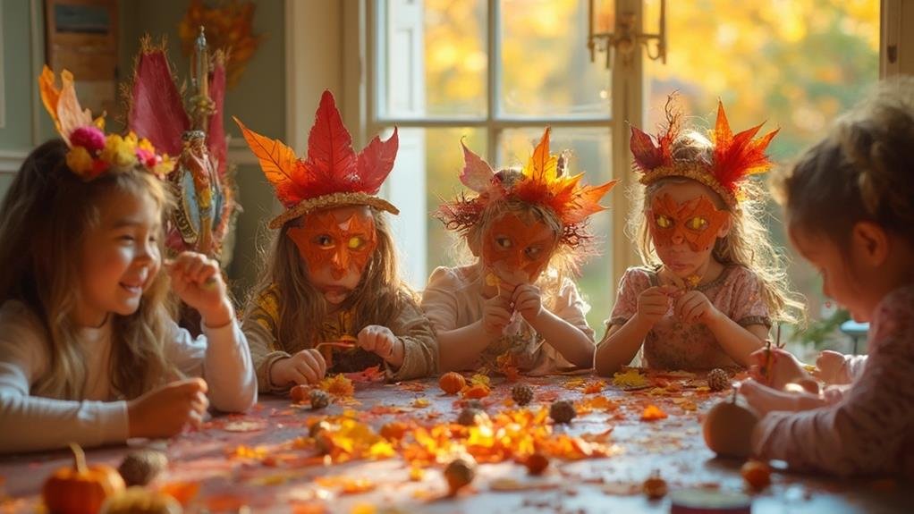herfstmaskers creatief maken