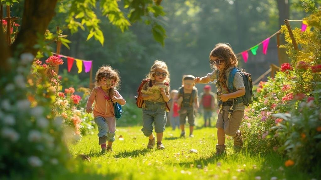 speurtocht in achtertuin maken